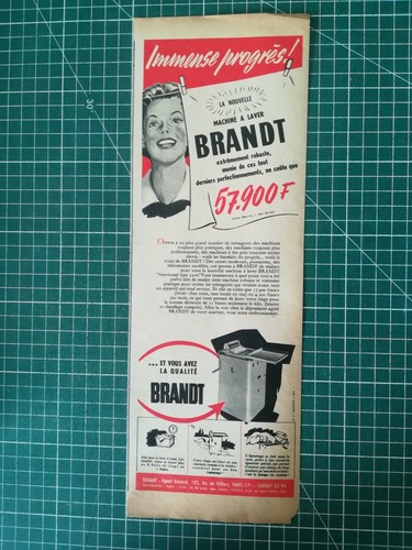 265 publicité ancienne 1950 - ancienne,